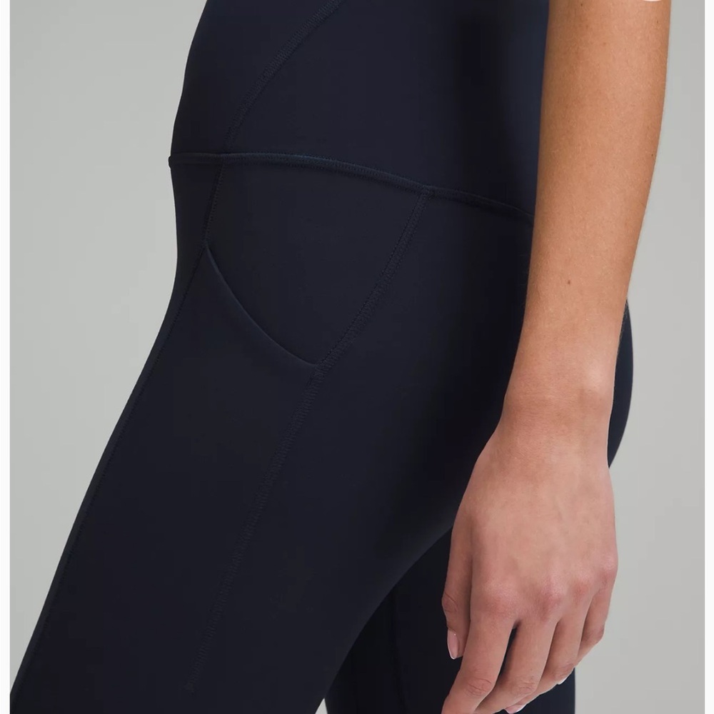 Lululemon 25” True Navy High-Waisted Align Leggings with Pockets - Picture 4 of 9